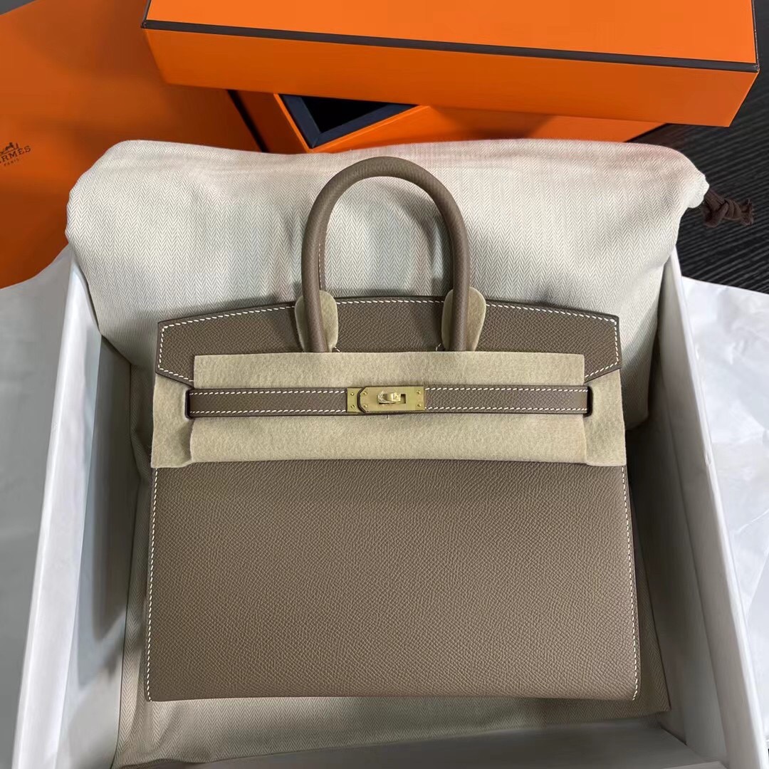 Handbags Hermes Birkin Sllier size:25 cm - vstockx