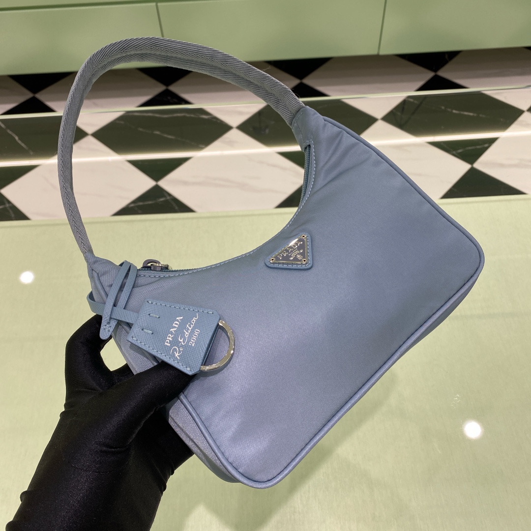 handbags prada Hobo 1NE515 re-edition 2000 Size:22*17*6 - vstockx