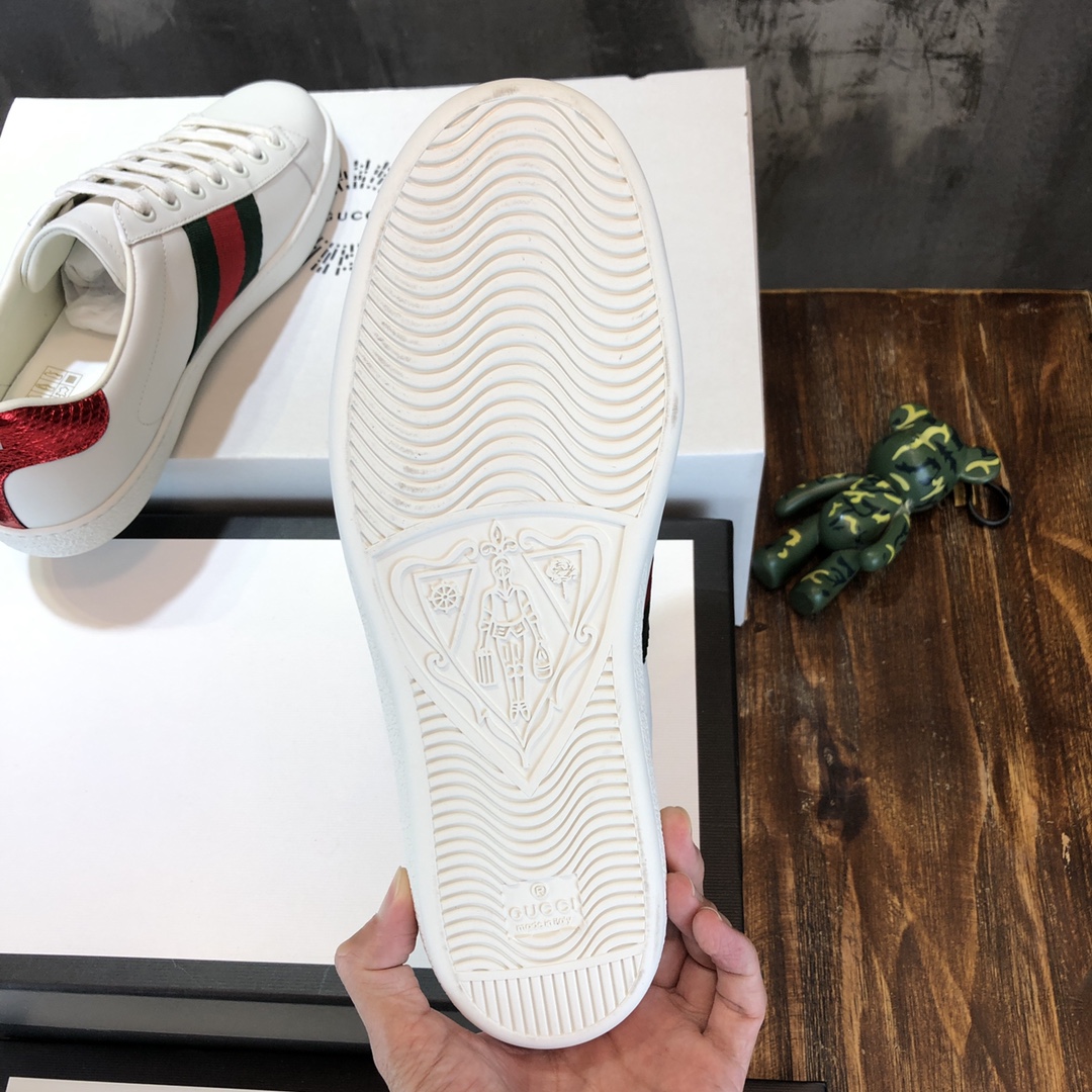 Gucci Ace Embroidered Snake - vstockx