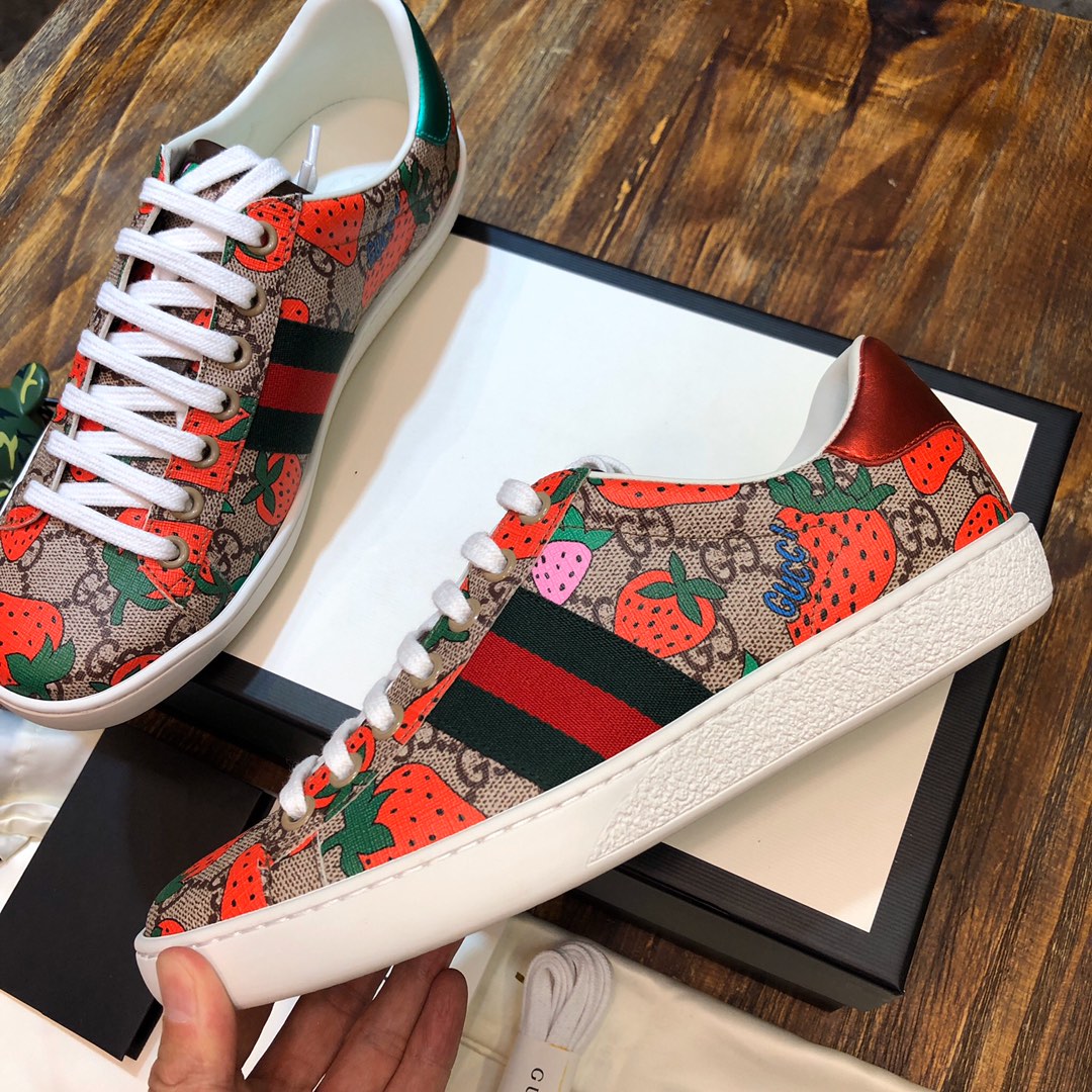 Gucci Ace Strawberry - vstockx