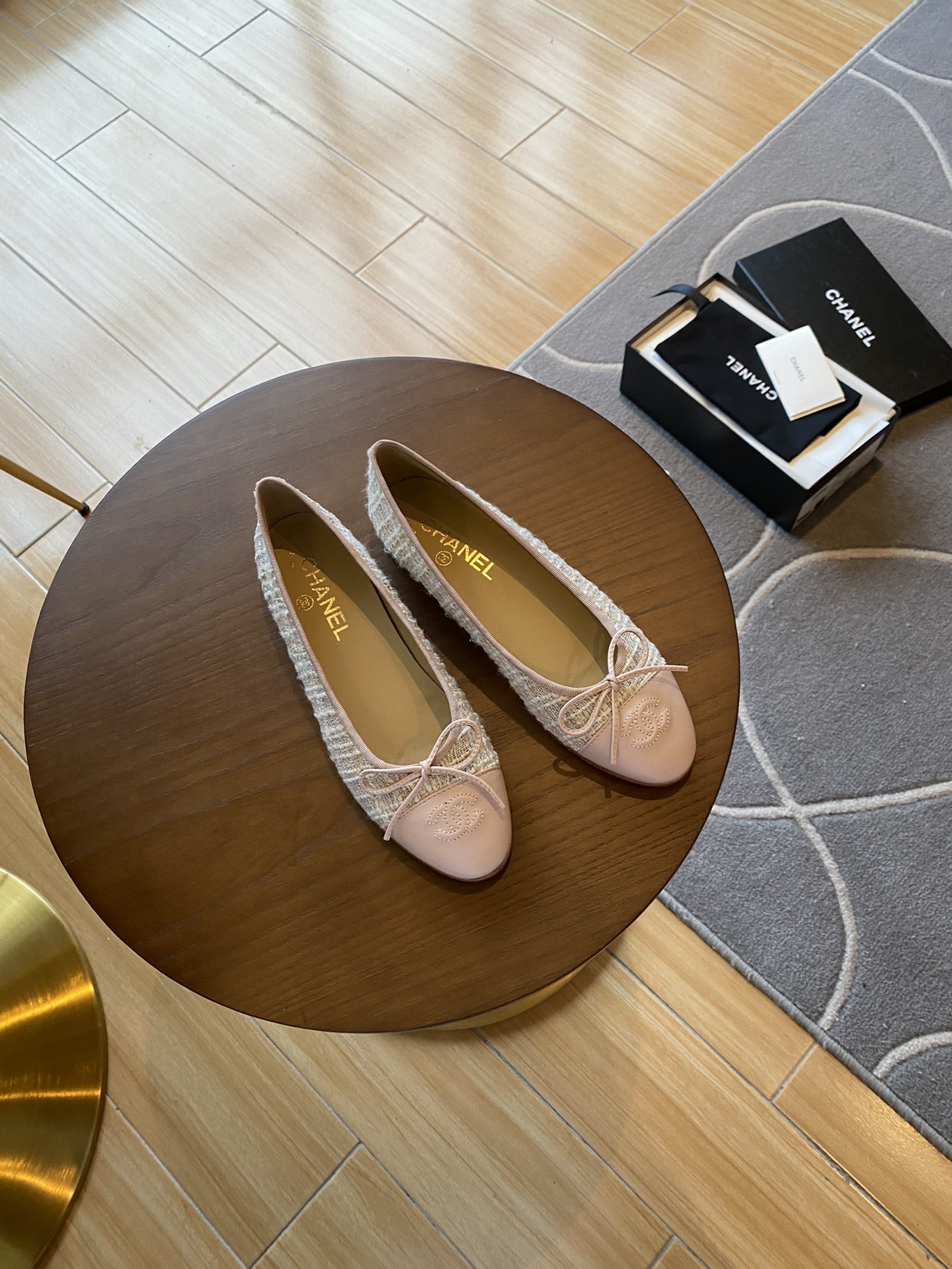 Chanel Ballerinas Fabric & Grosgrain 31 - vstockx