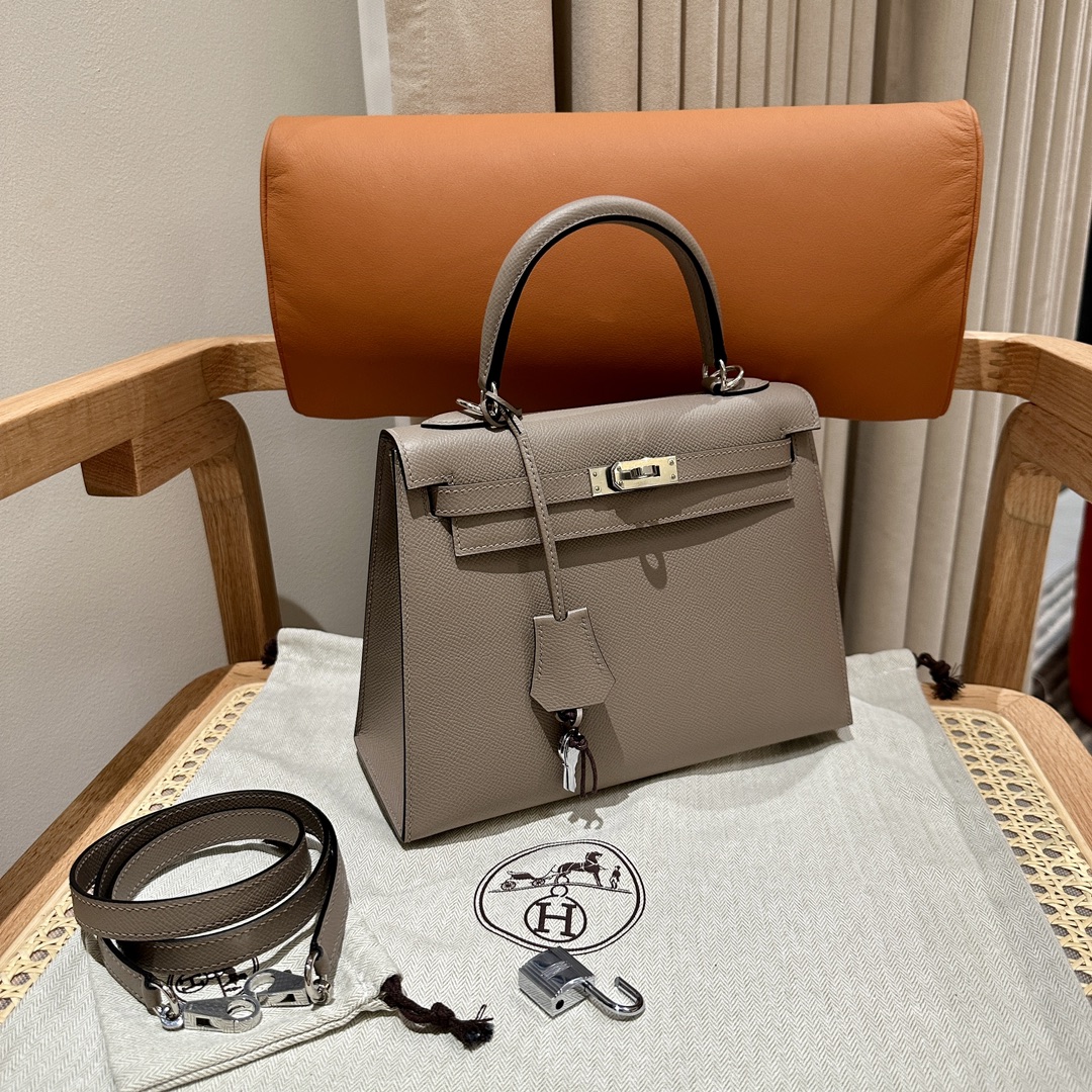 Handbags Hermes Kelly size:25 cm - vstockx