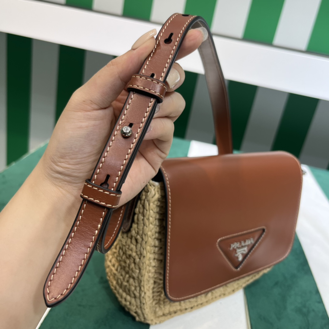 Handbags Prada 1BD243 size:20*6.5*15 cm - vstockx