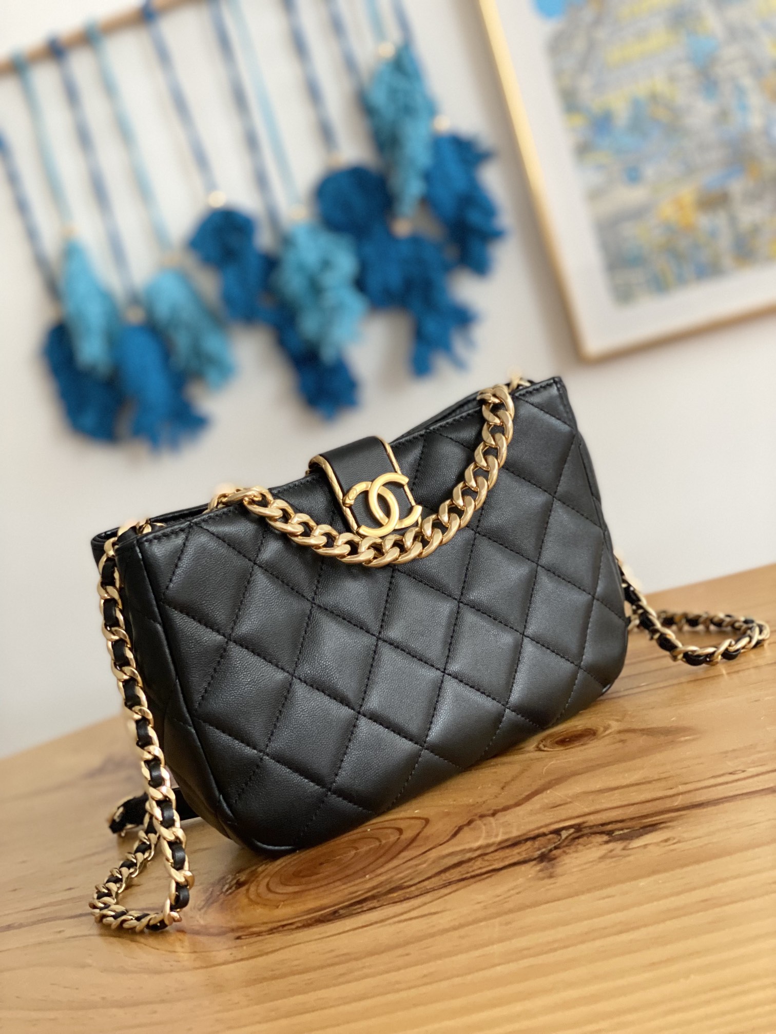 Handbag Chanel 3476 size 17*23*7* cm - vstockx