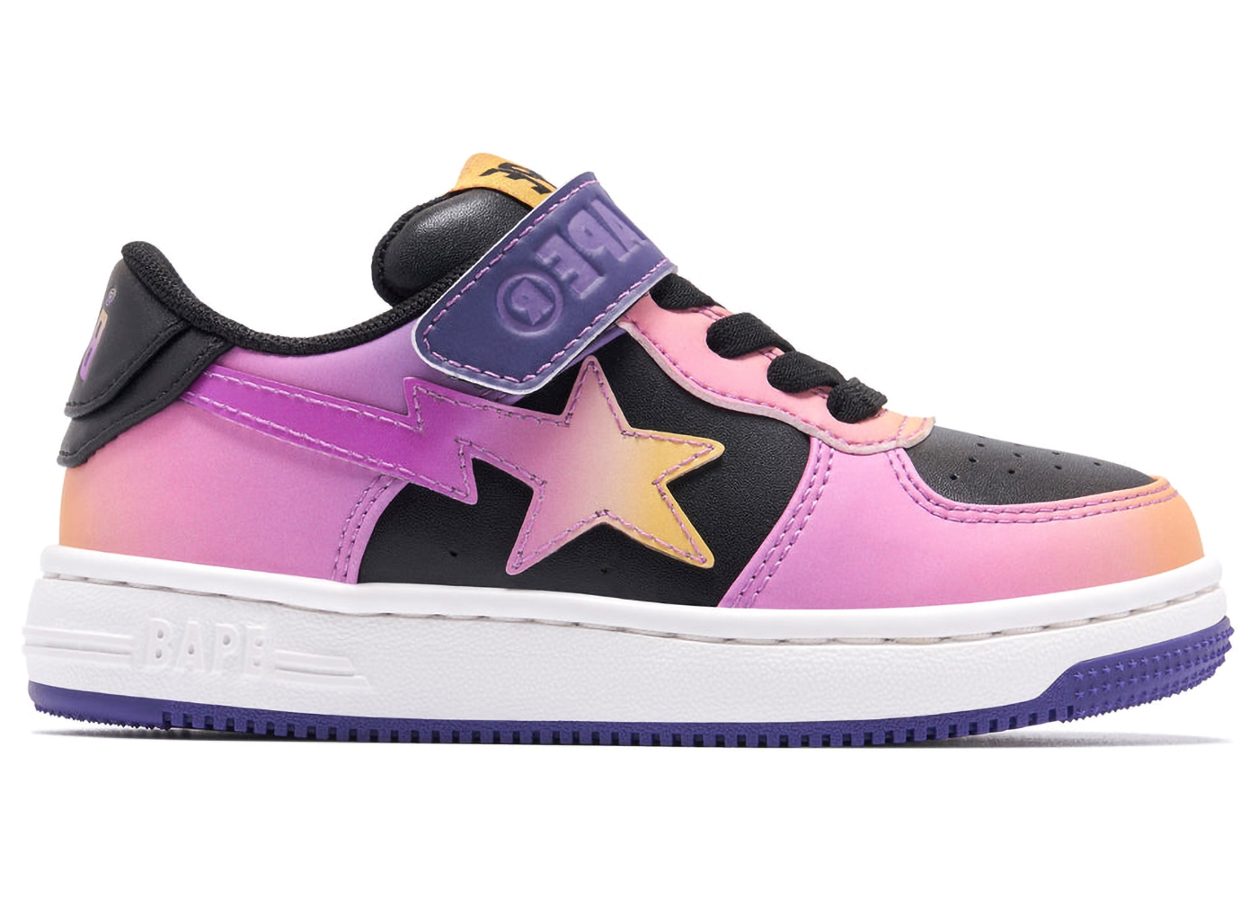 A Bathing Ape Bape Sta Purple Gradation (Kids) - vstockx