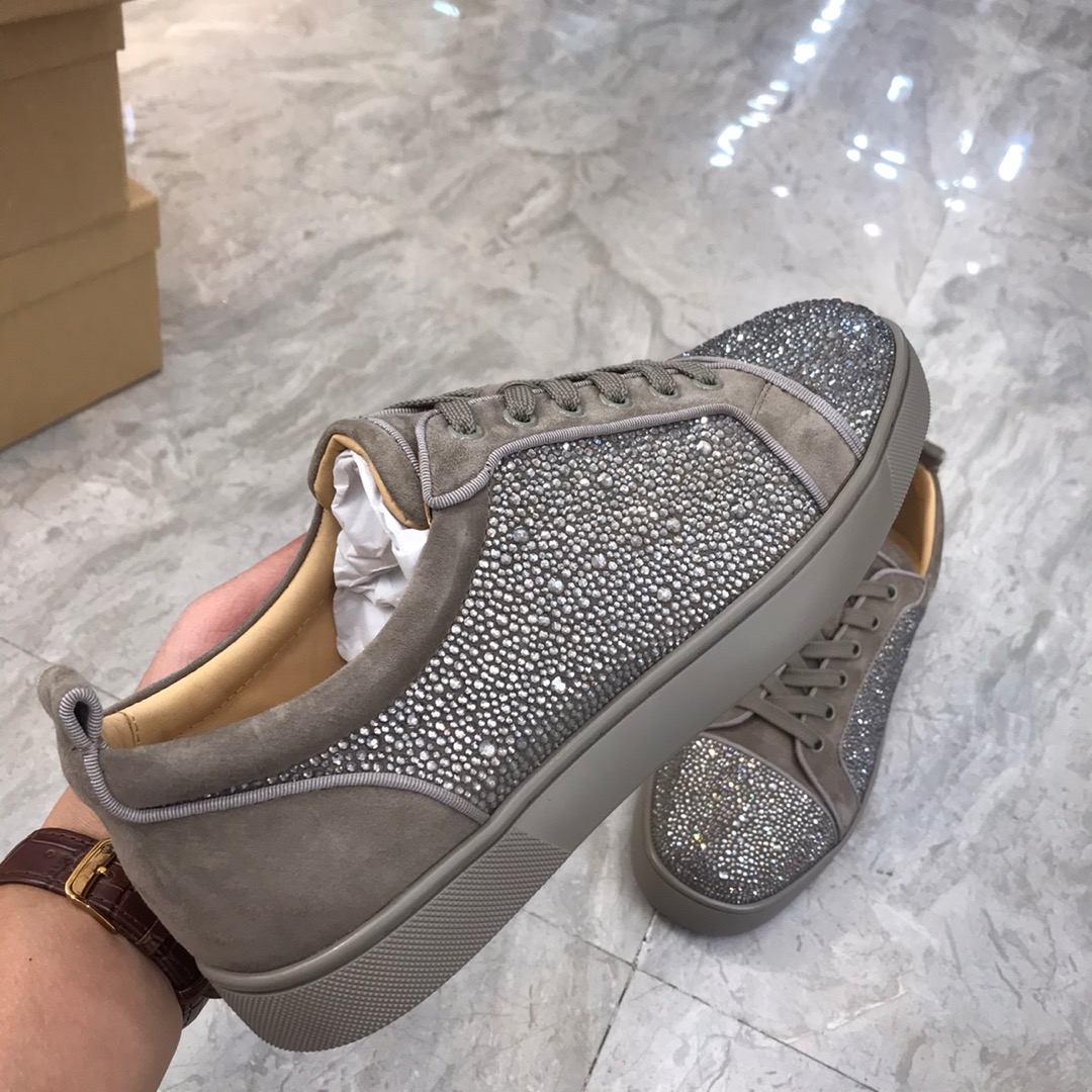 Christian Louboutin Louis Junior Spikes Orlato Flat Sneakers 62 - vstockx