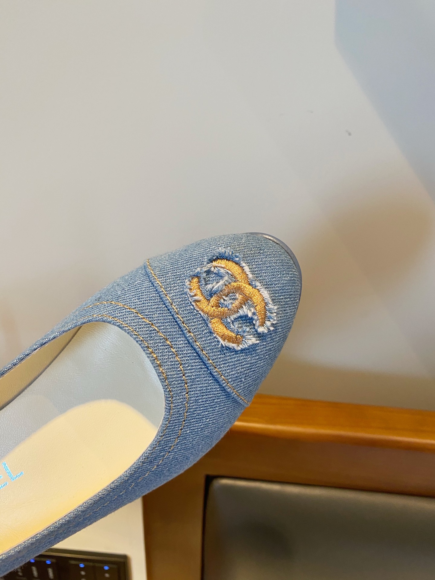 Chanel Ballerinas Fabric & Grosgrain 16 - vstockx