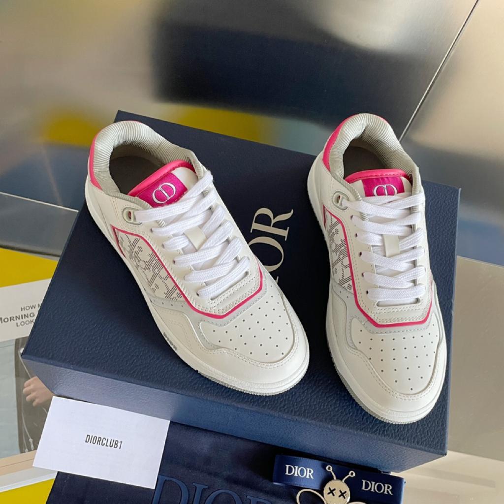 Dior B27 Low White Neon Pink - vstockx