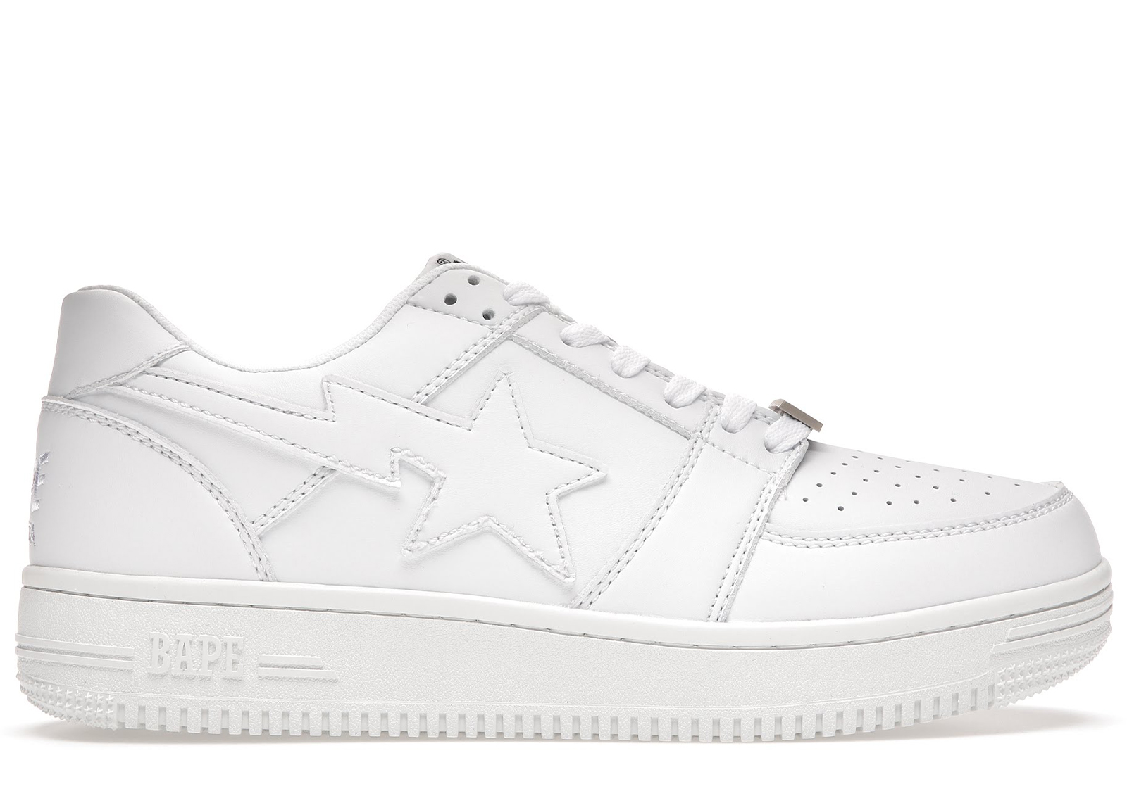 A Bathing Ape Bape Sta Low M2 White Leather (2020) - vstockx