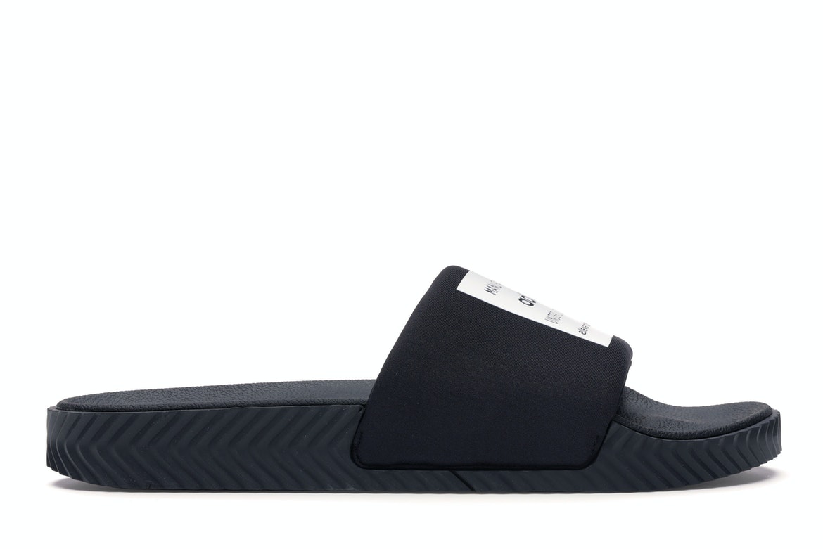 adidas Adilette Alexander Wang Black - vstockx