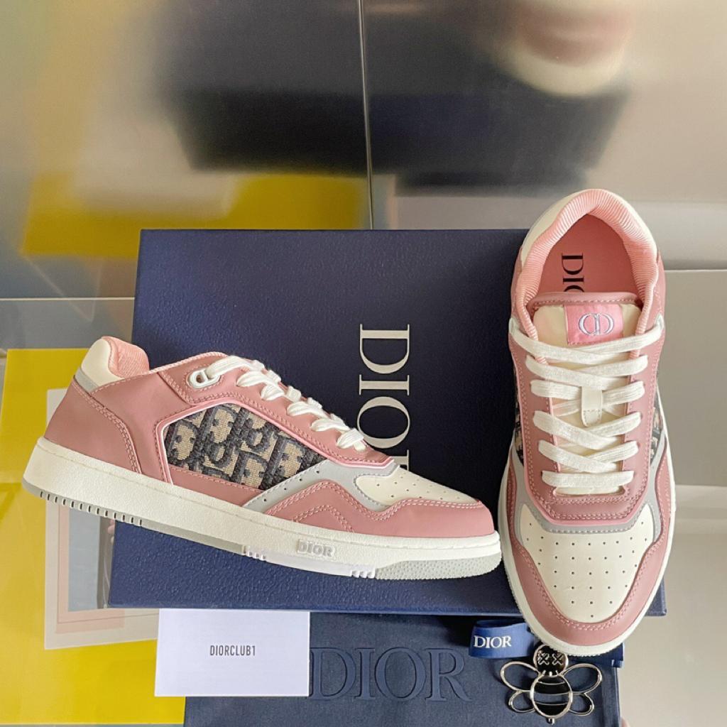 Dior B27 Low Top Pink Cream - vstockx