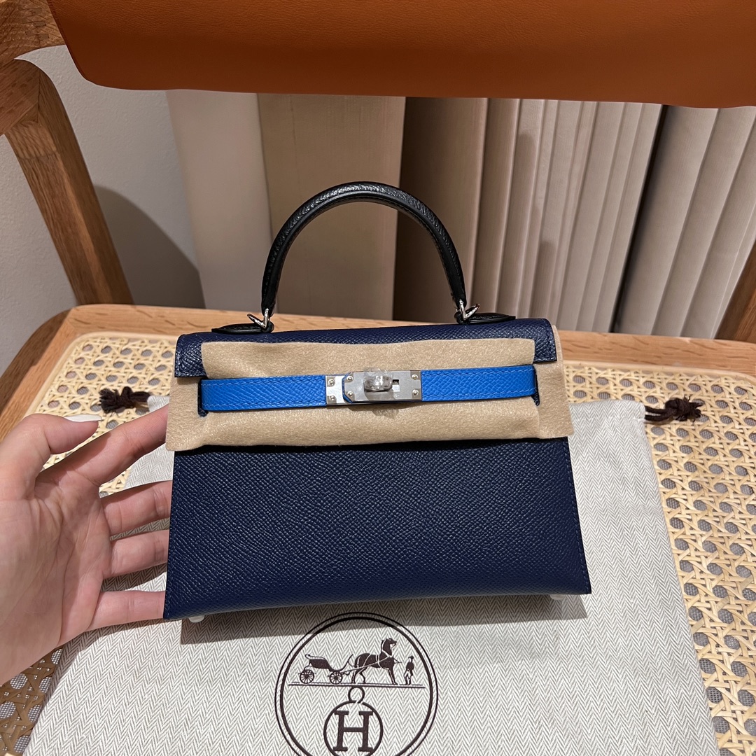 Handbags Hermes mini Kelly size:19cm - vstockx