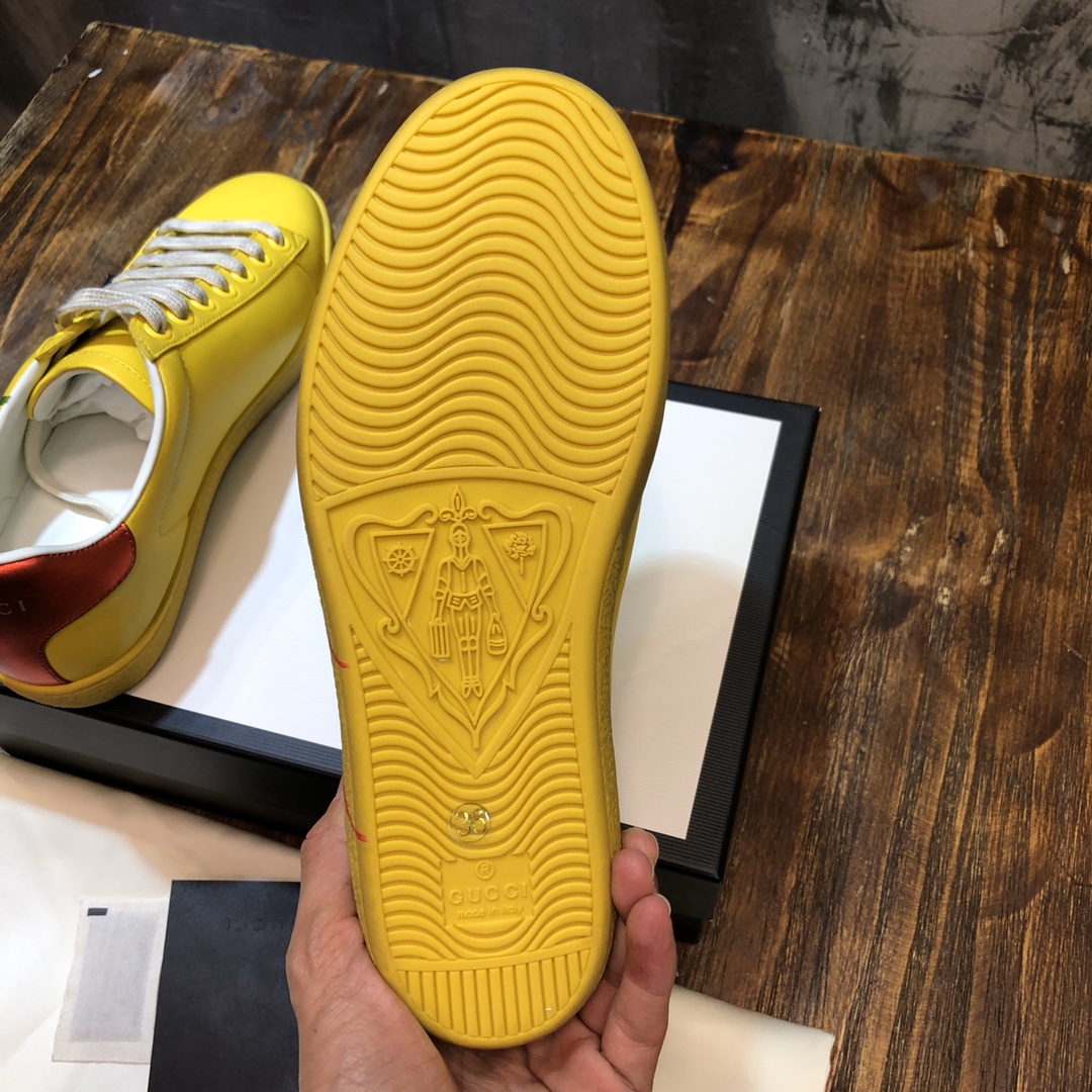 Gucci Ace Blade Yellow - vstockx