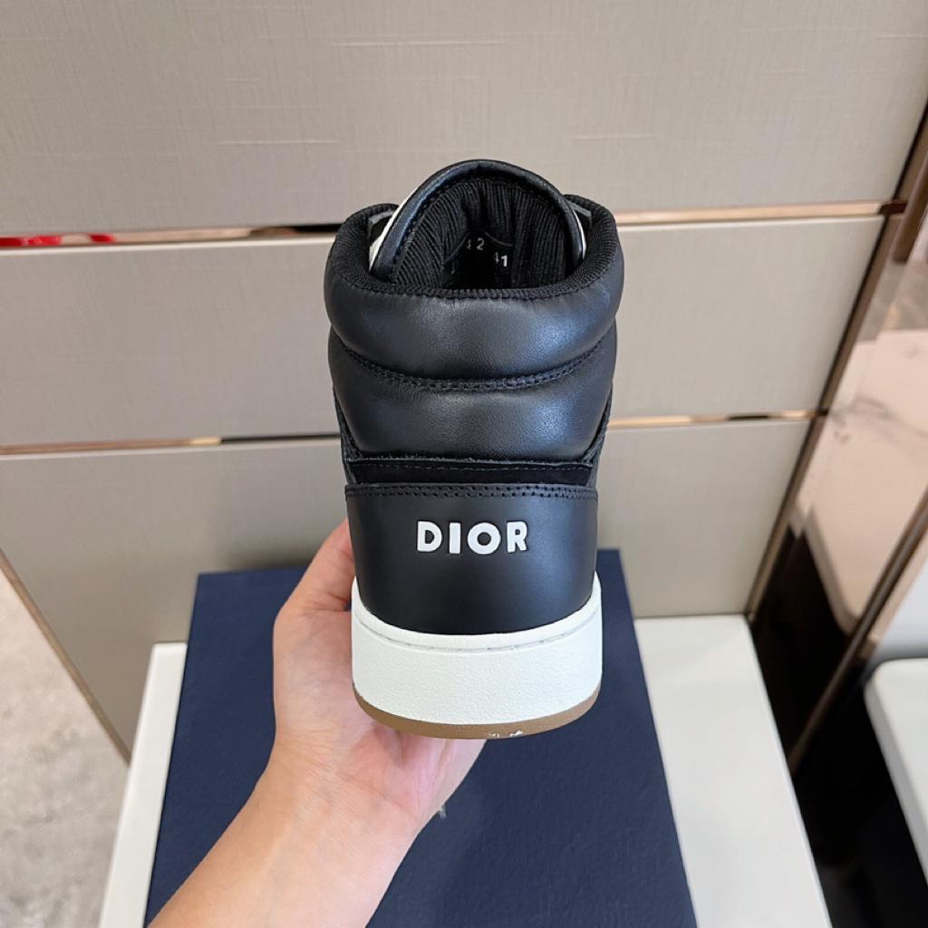 Dior B27 High Black Beige White Black Dior Oblique Jacquard - vstockx