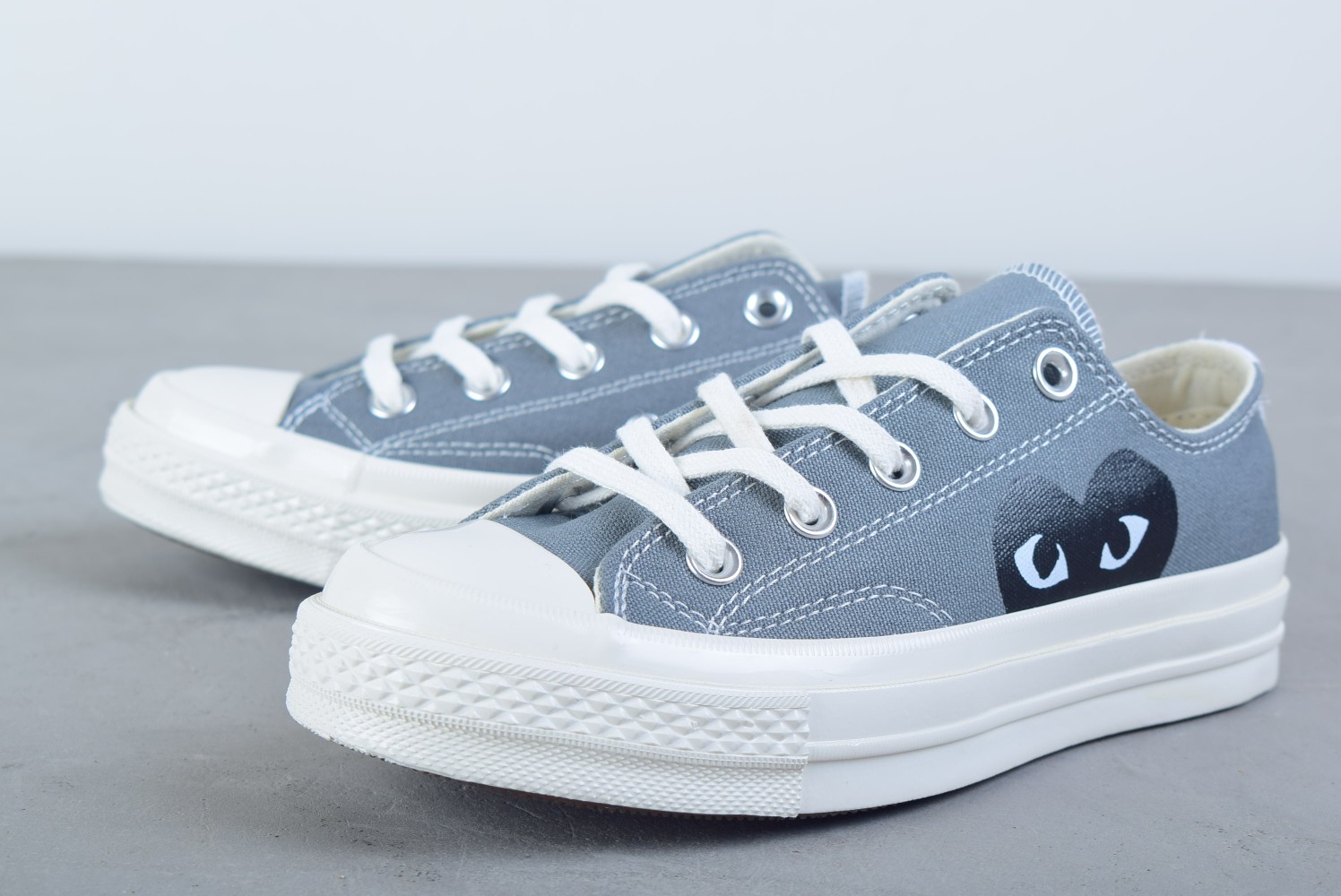 Converse Chuck Taylor All-Star 70s Ox Comme des Garcons PLAY Grey - vstockx