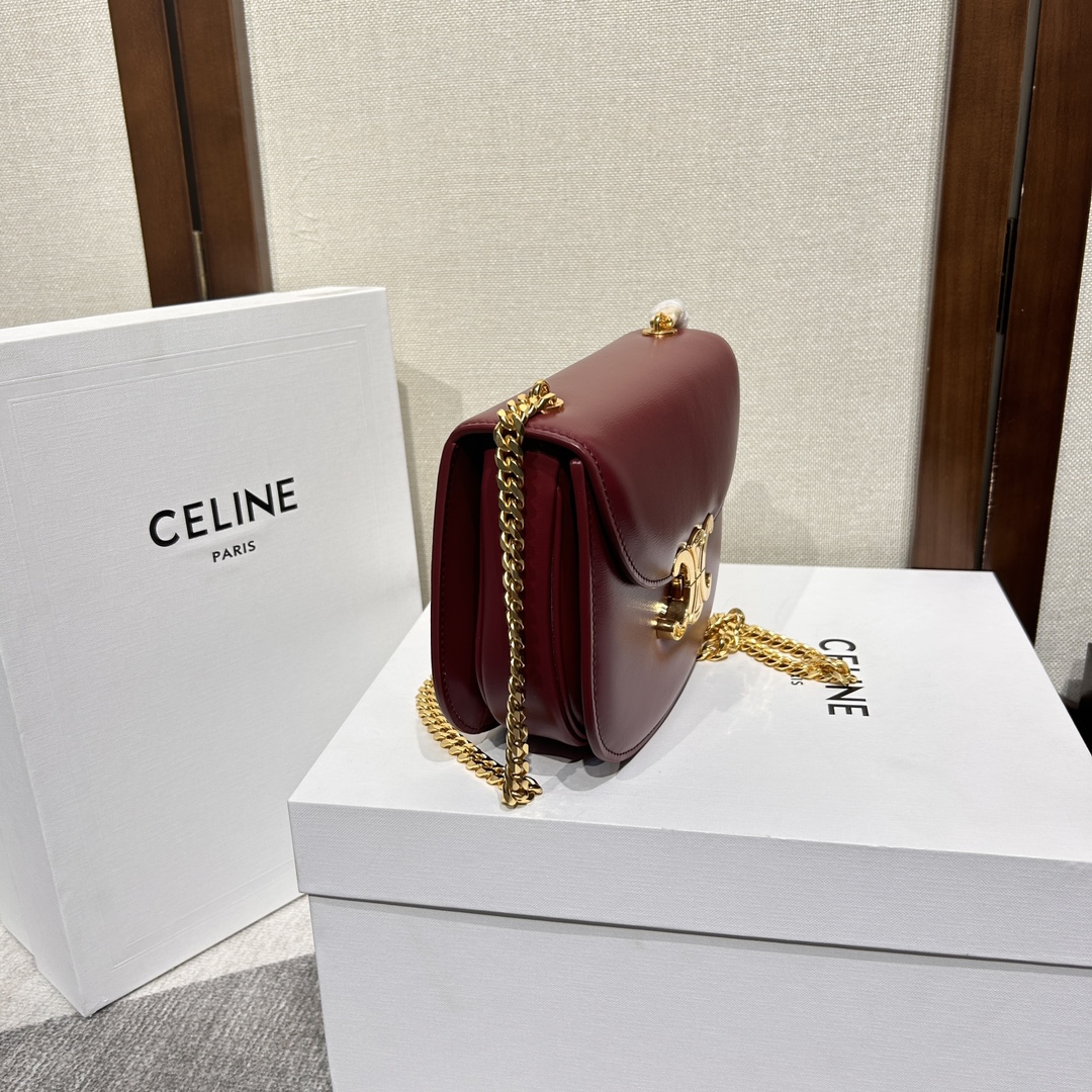Handbags CELIN TEEN BESACE TRIOMPHE 110973 size:19 X 15 X 6 cm - vstockx