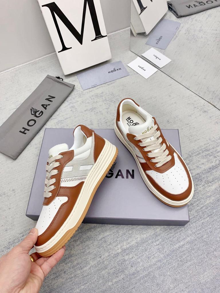 Hogan H630 White Grey Brown - vstockx