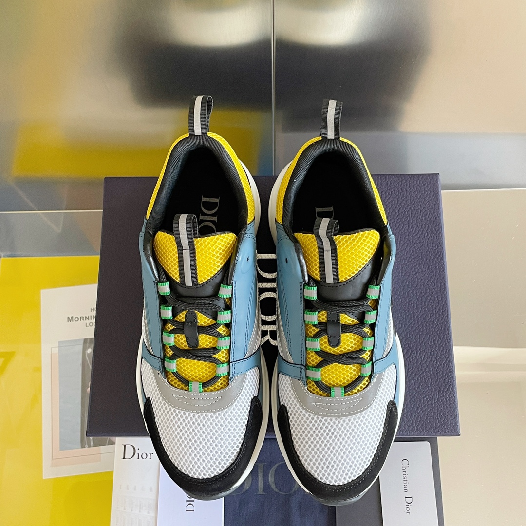 Dior B22 Blue Yellow - vstockx