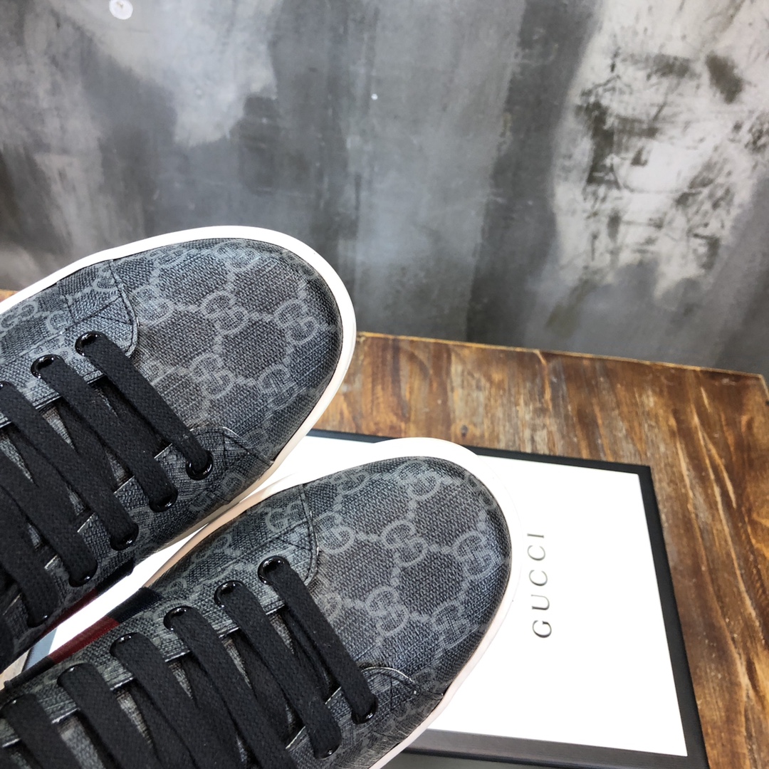 Gucci Ace GG High Top Black - vstockx