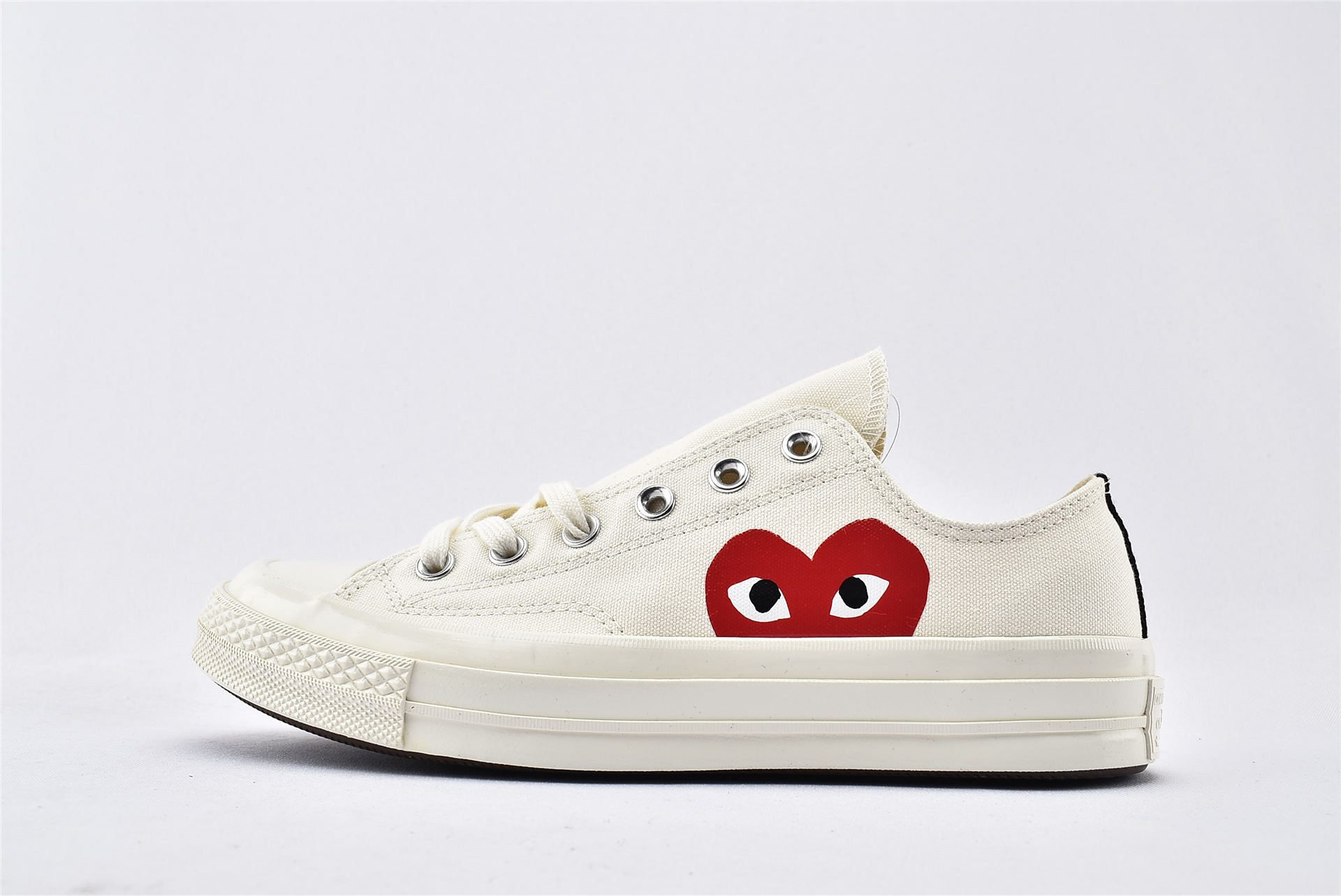 Converse Chuck Taylor All-Star 70s Ox Comme des Garcons PLAY White - vstockx