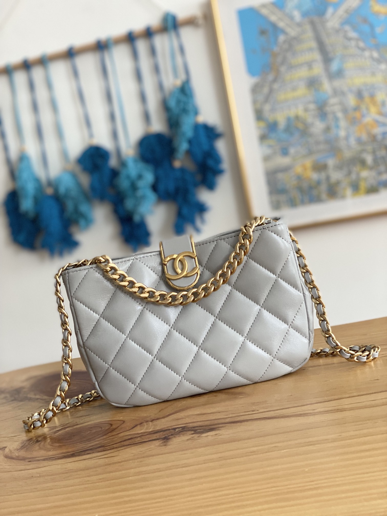 Handbag Chanel 3476 size 17*23*7* cm - vstockx