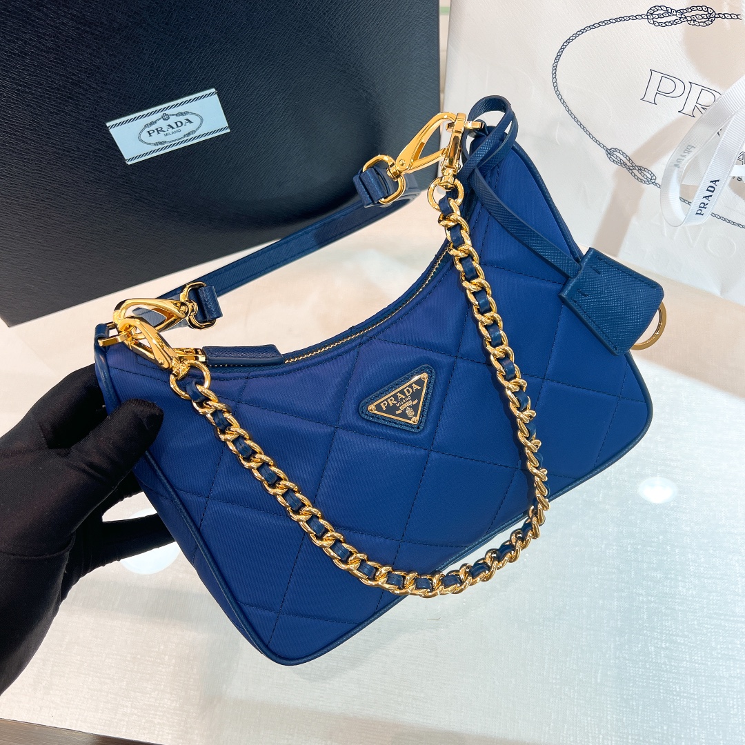 handbags prada Hobo 1BC204 Size:22*18*6cm - vstockx