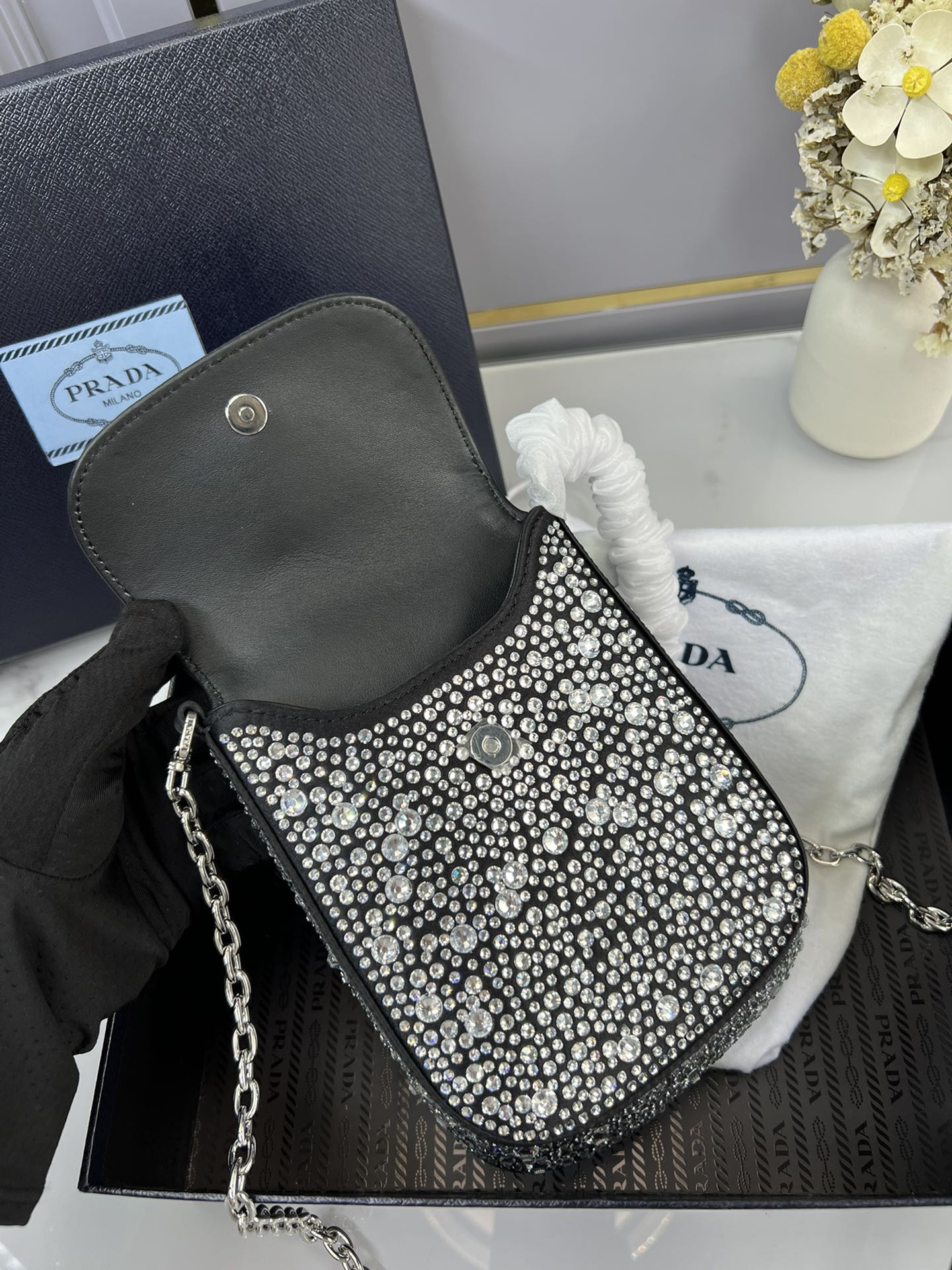 handbags prada 1BH185 13.5*17.5*4 - vstockx