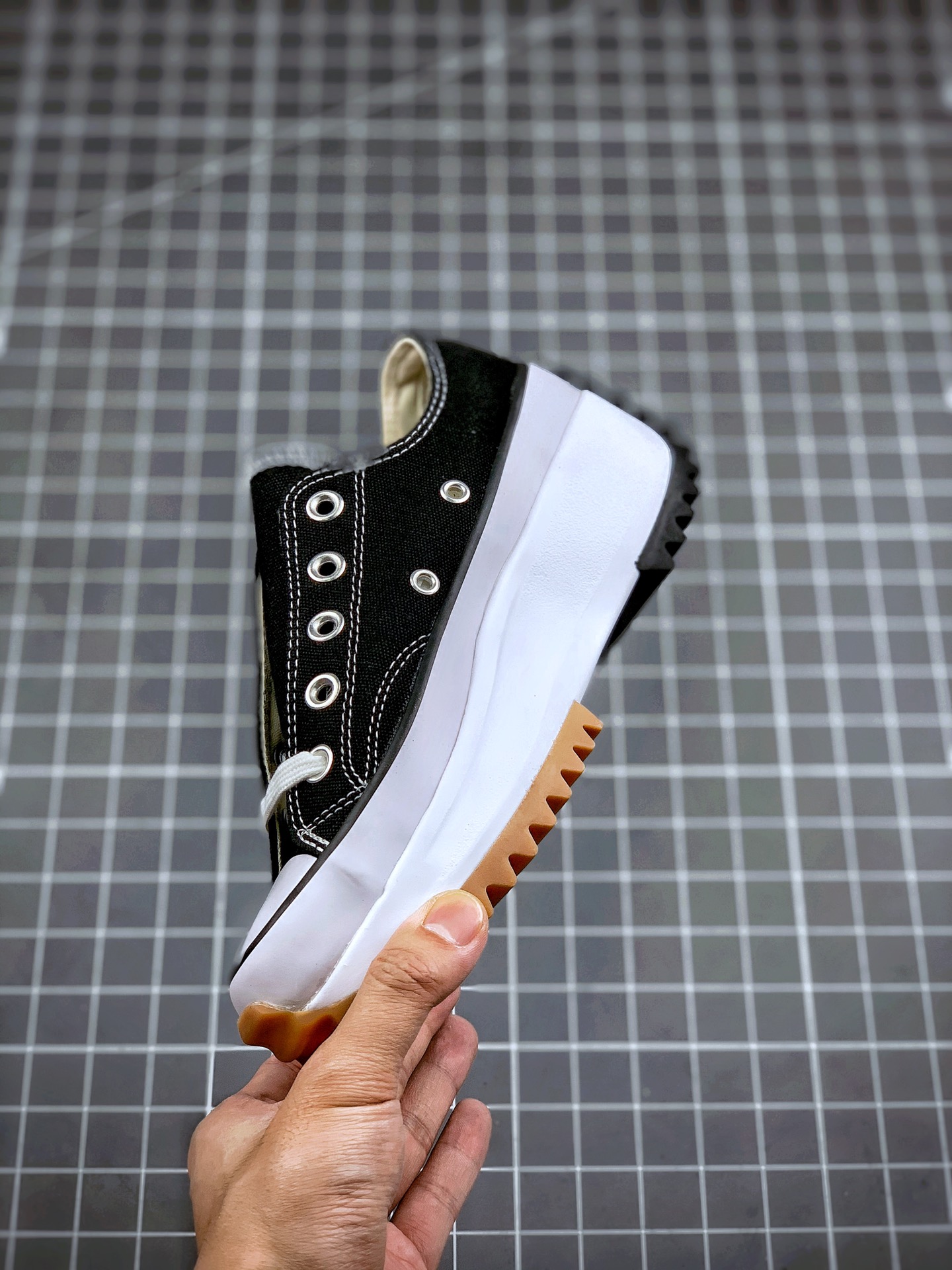 Converse Run Star Hike Ox Black White Gum - vstockx