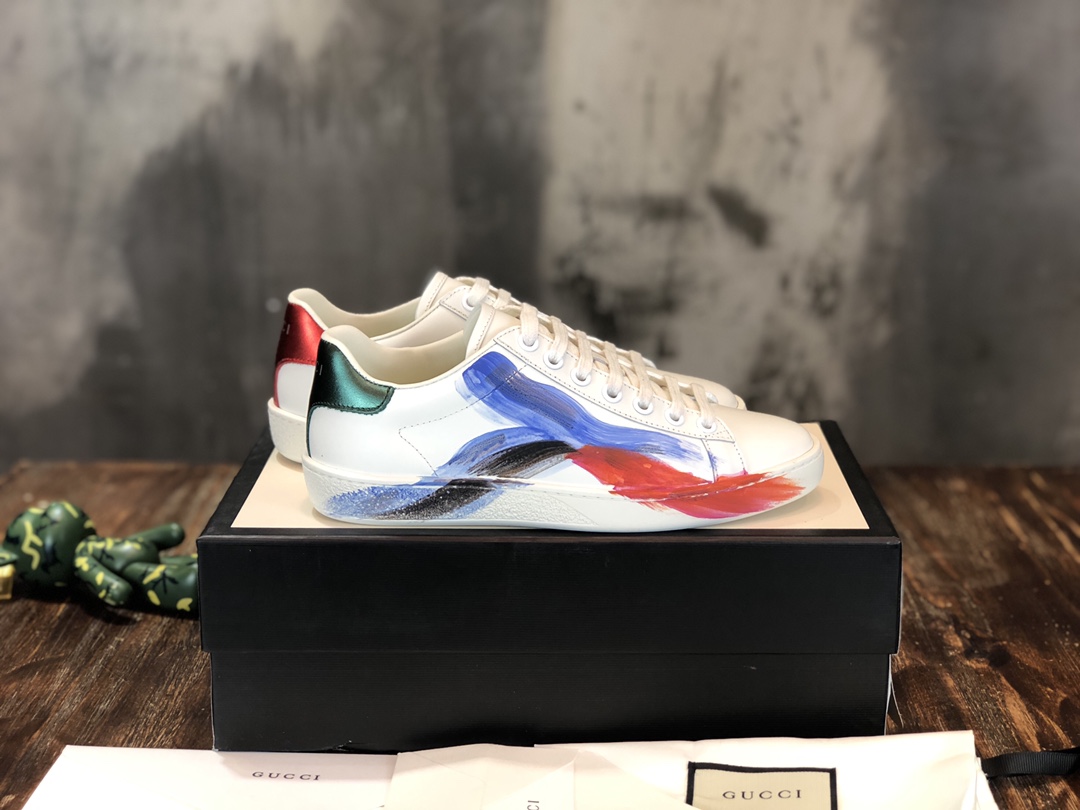 Gucci Ace embroidered sneaker 46 - vstockx