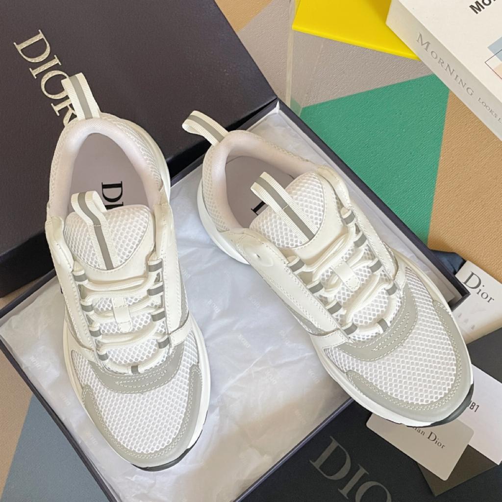 Dior B22 White Silver - vstockx