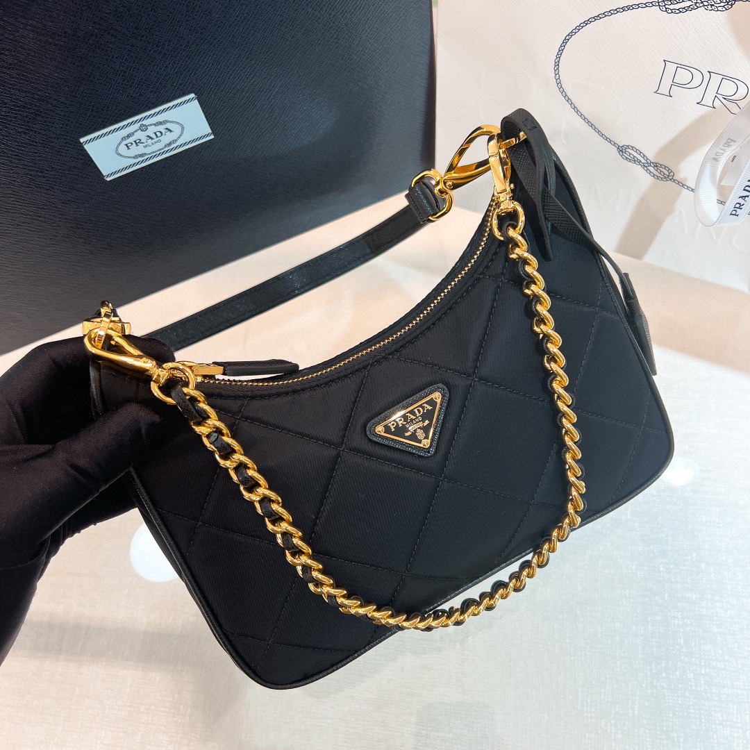 handbags prada Hobo 1BC204 Size:22*18*6cm - vstockx