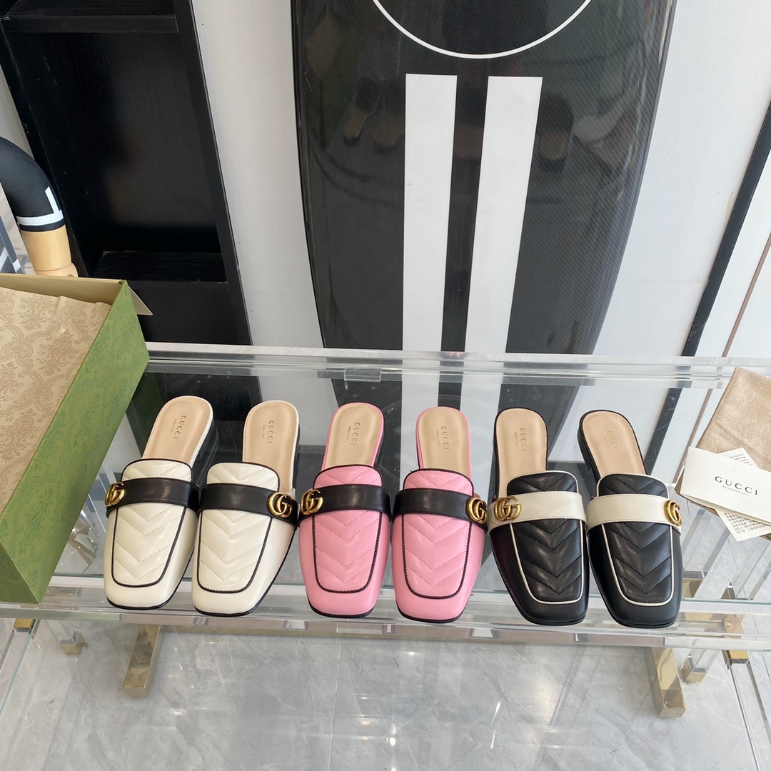 Gucci Leather slipper Women 9 - vstockx