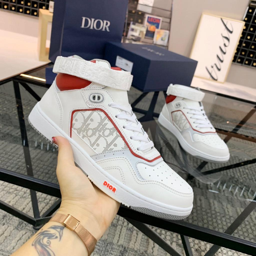 Dior B27 High White Red - vstockx