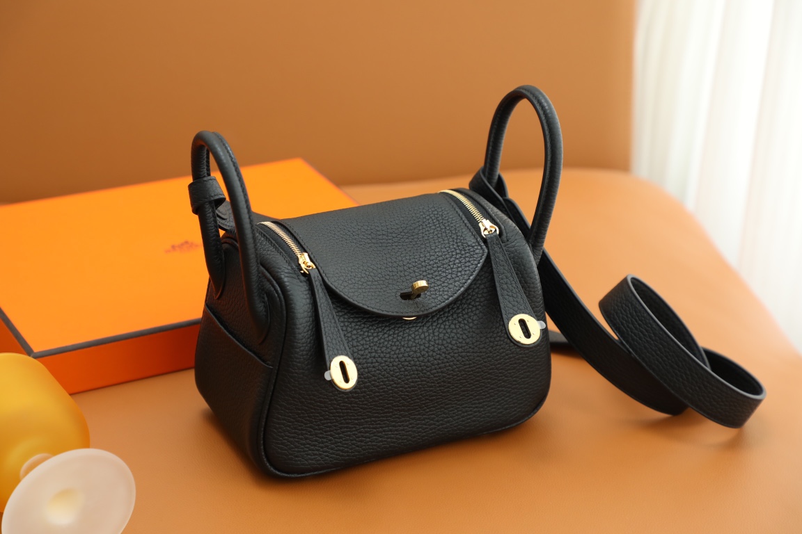 Handbags Hermes Lindy mini tc - vstockx