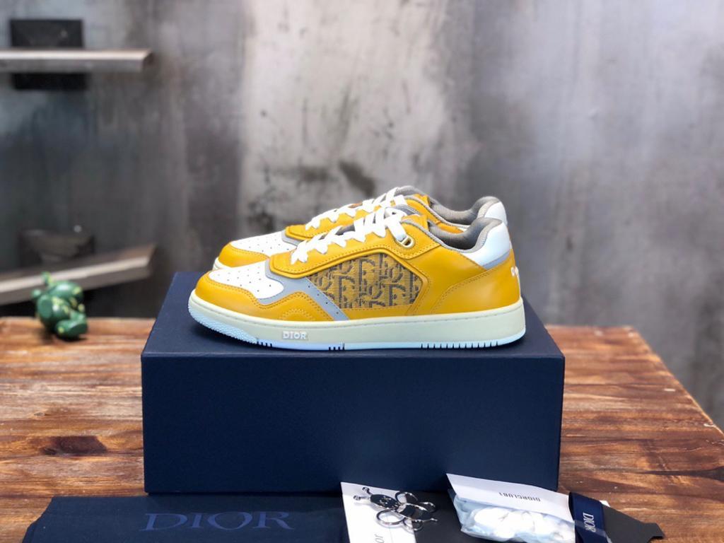 Dior B27 Low Gold-Tone White Grey - vstockx