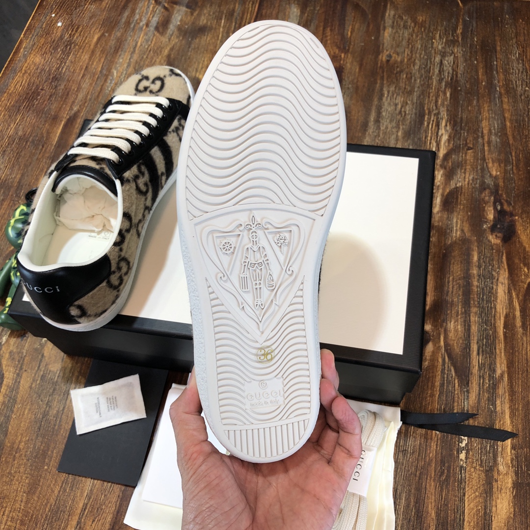 Gucci Ace Cream Wool (W) - vstockx