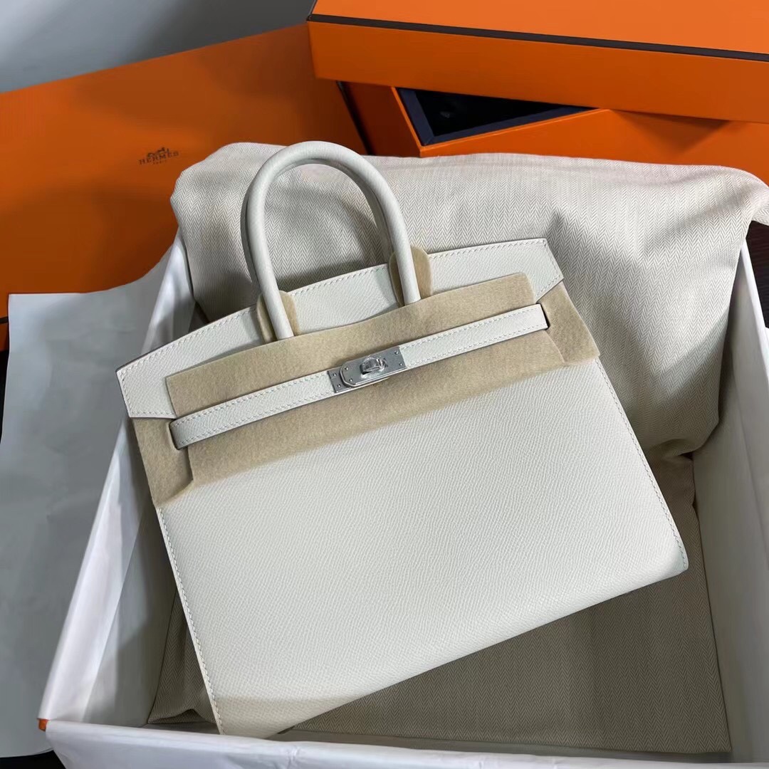 Handbags Hermes Birkin Sellier size:25 cm - vstockx