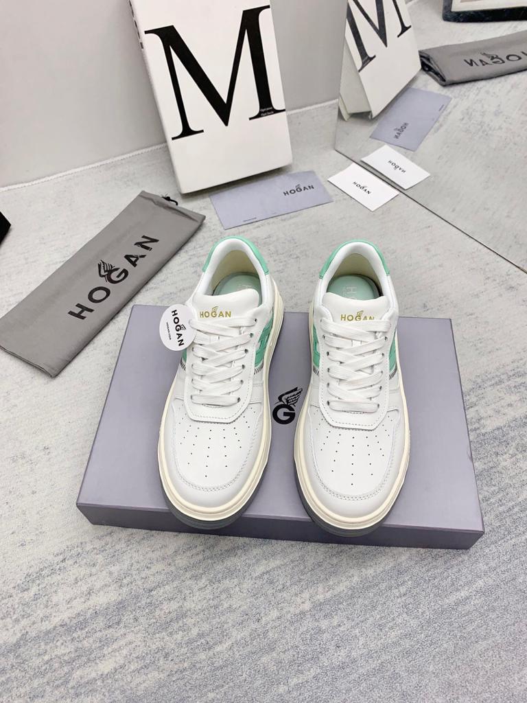 Hogan H630 Green White Grey - vstockx