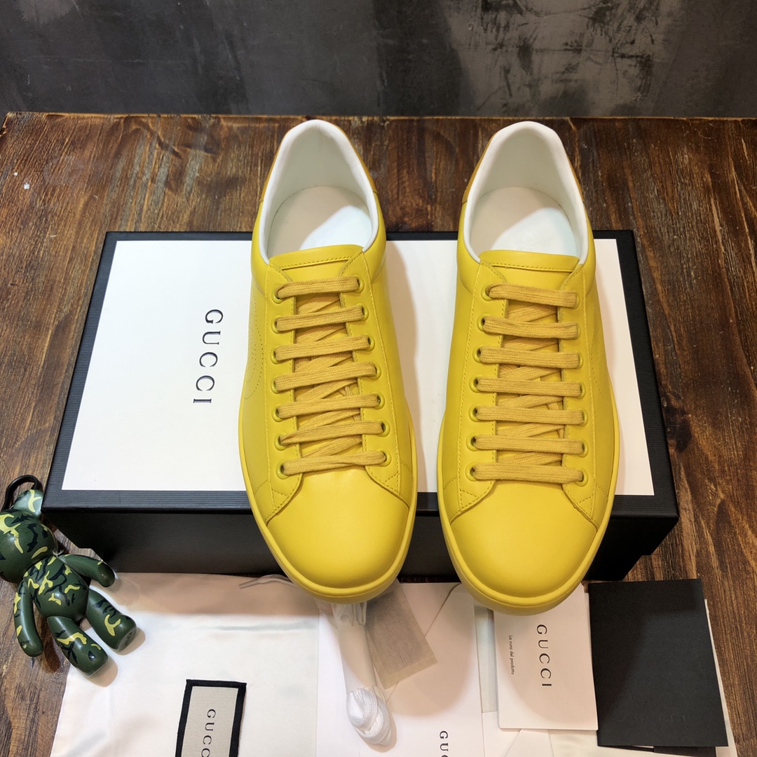 Gucci Ace Interlocking G Yellow (W) - vstockx
