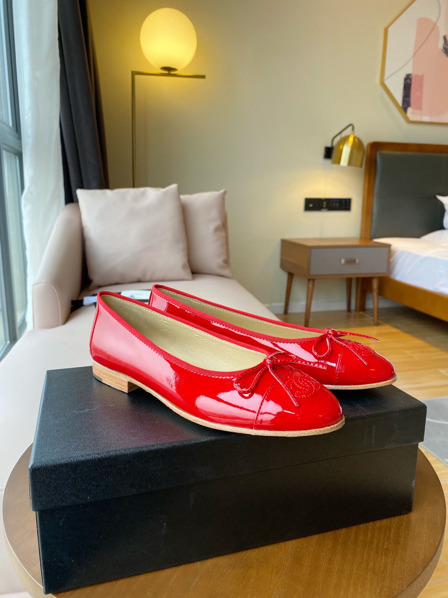 Chanel Ballerinas Fabric & Grosgrain 6 - vstockx