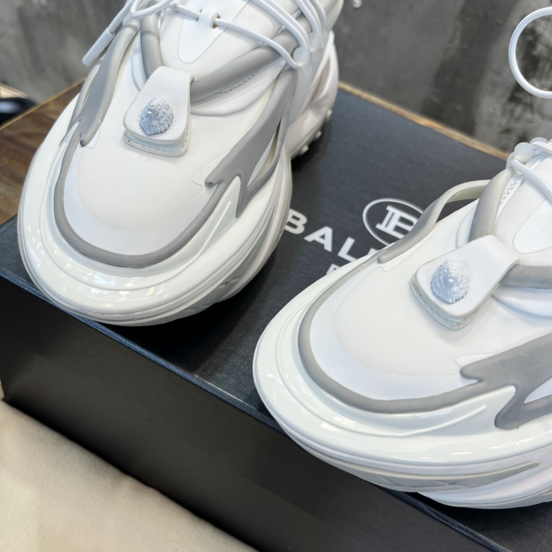 Balmain Unicorn Low-Top White - vstockx