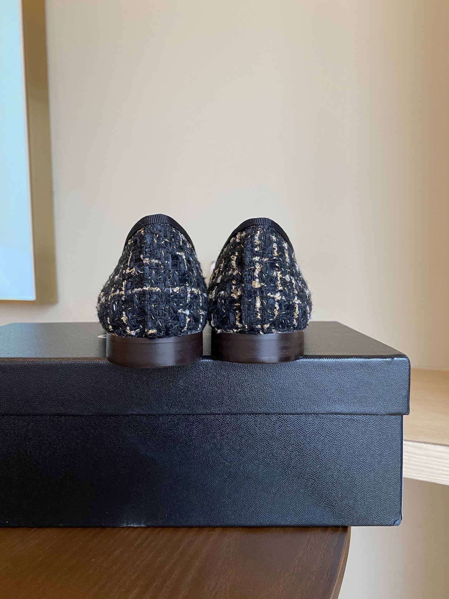 Chanel Ballerinas Fabric & Grosgrain 33 - vstockx