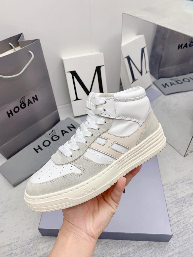 High Top Hogan H630 Silver Ivory - vstockx