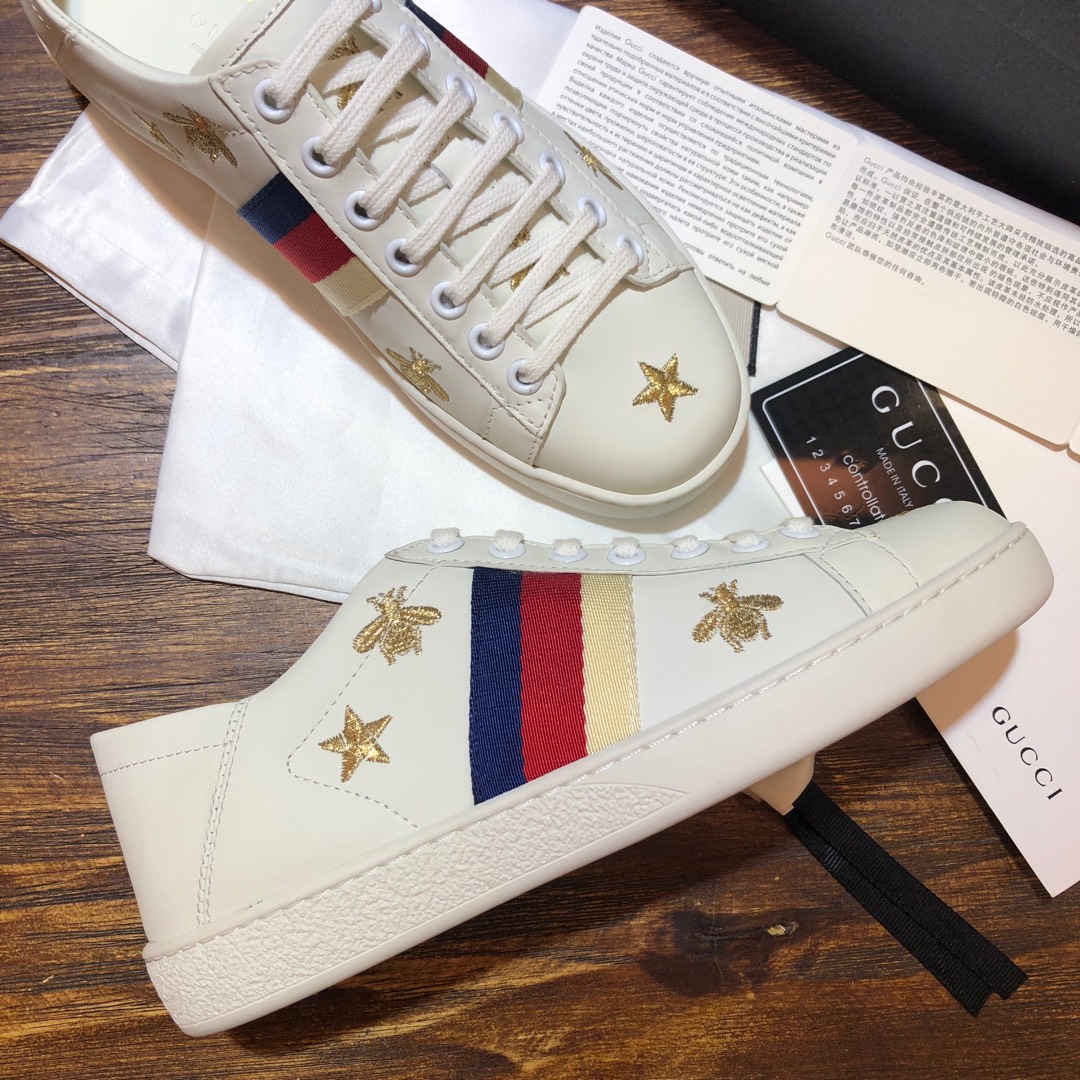 Gucci Ace Bees and Stars (W) - vstockx
