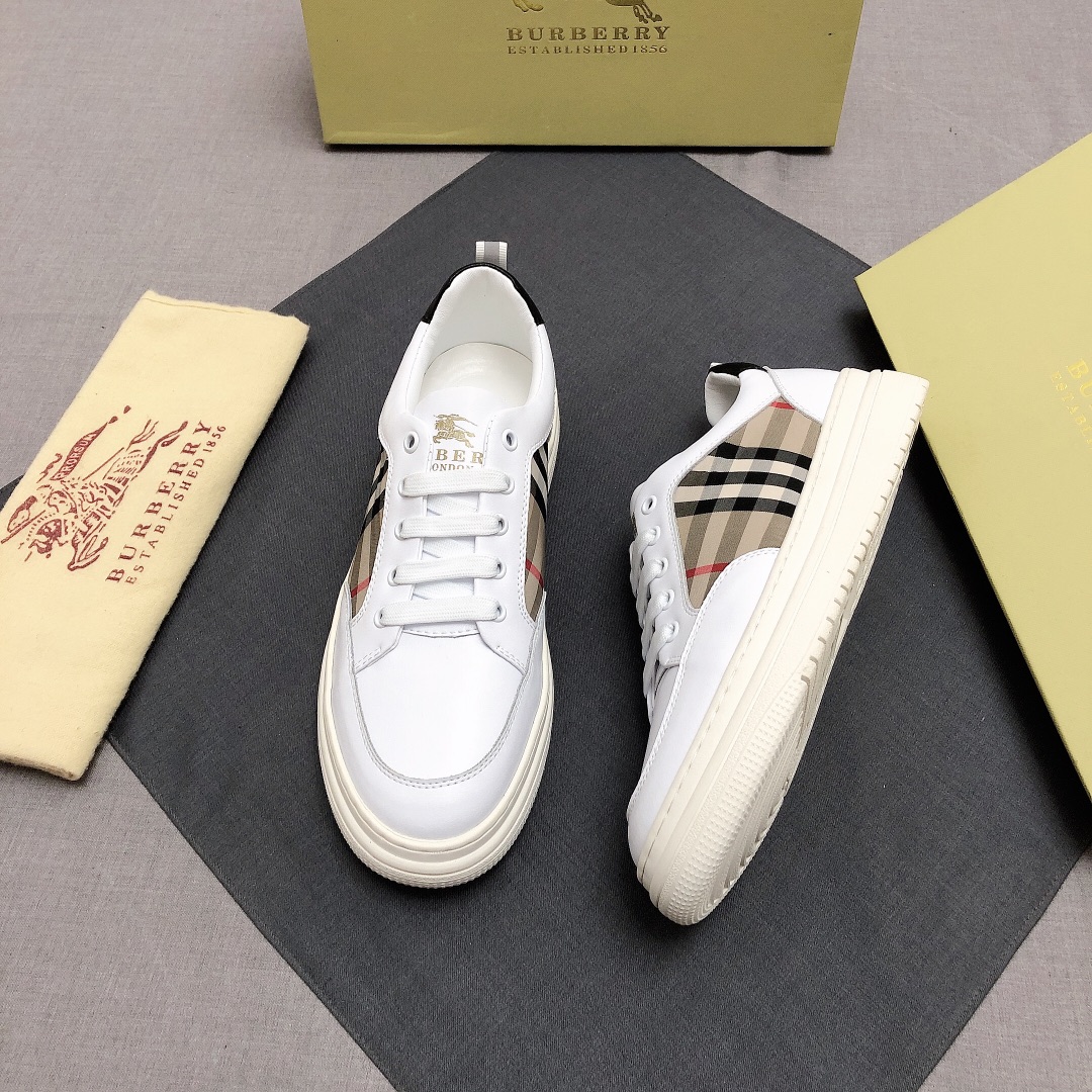 Burberry Perforated Check Sneaker 41 - vstockx