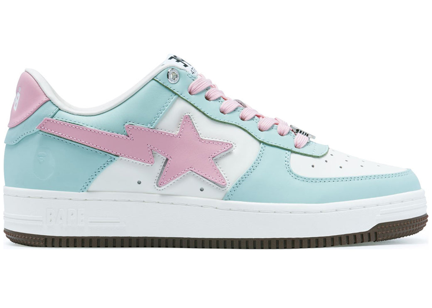 A Bathing Ape Bape Sta Low #4 Green Blue Pink - vstockx