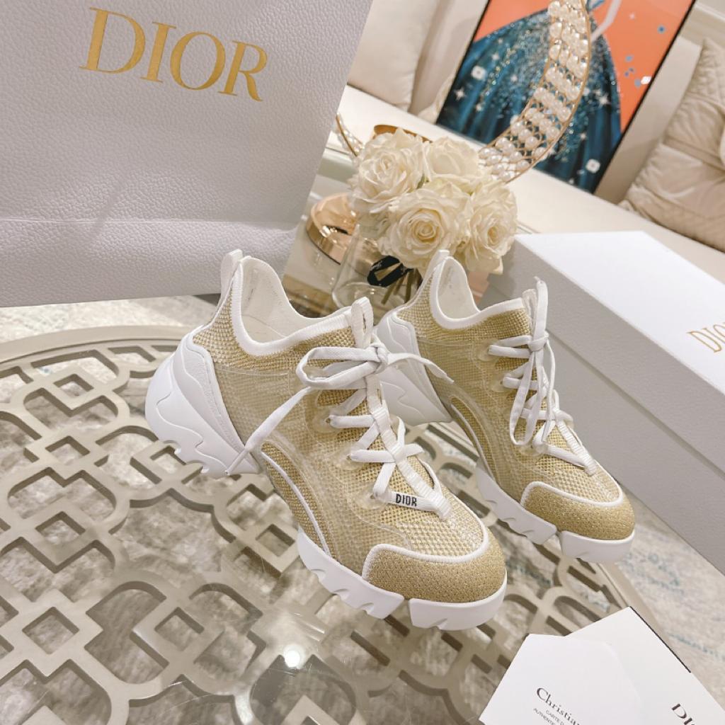 Dior D-Connect Gold-Tone White (W) - vstockx