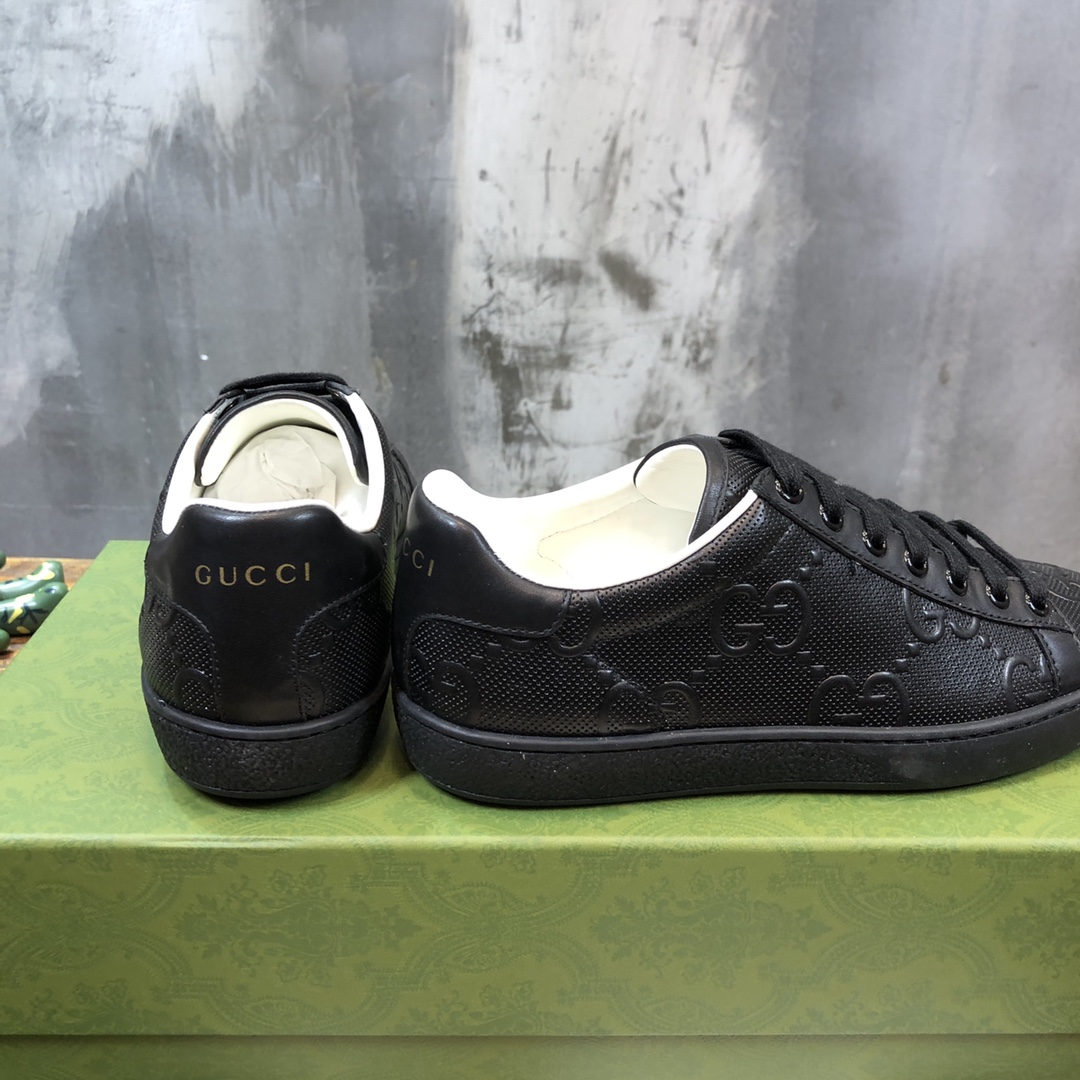 Gucci Ace Black GG - vstockx