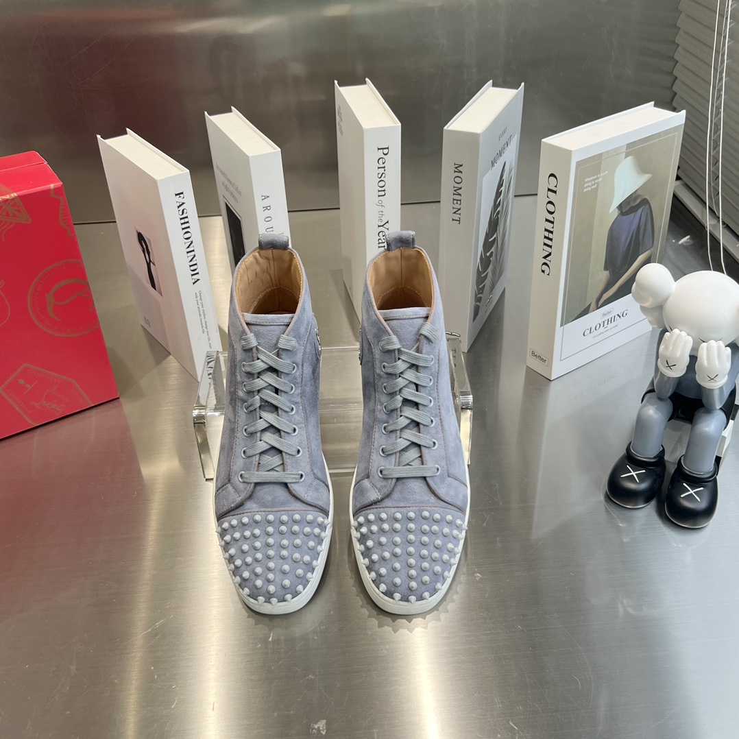 Christian Louboutin Louis Junior Spikes Orlato Flat Sneakers 69 - vstockx