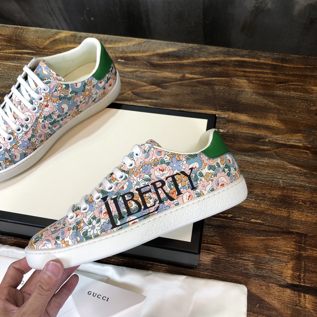 Gucci Ace Liberty Floral - vstockx